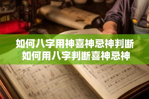 如何八字用神喜神忌神判断 如何用八字判断喜神忌神 如何八字用神喜神忌神判断 如何用八字判断喜神忌神