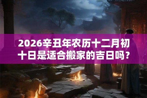2026辛丑年农历十二月初十日是适合搬家的吉日吗？