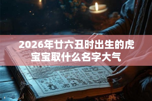2026年廿六丑时出生的虎宝宝取什么名字大气