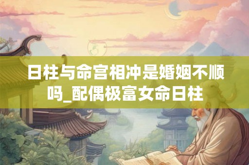 日柱与命宫相冲是婚姻不顺吗_配偶极富女命日柱 日柱与命宫相冲是婚姻不顺吗_配偶极富女命日柱
