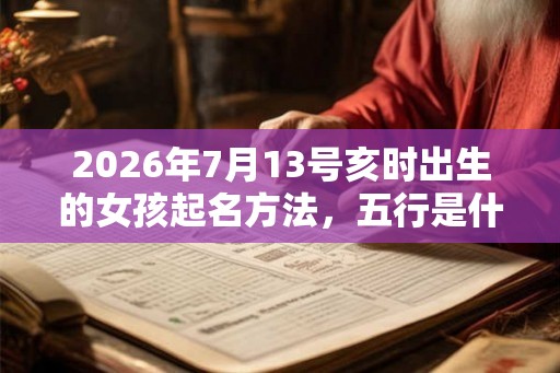 2026年7月13号亥时出生的女孩起名方法,五行是什么? 2026年7月13号亥时出生的女孩起名方法,五行是什么?