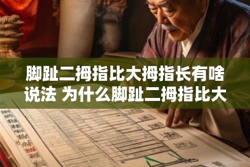 脚趾二拇指比大拇指长有啥说法 为什么脚趾二拇指比大拇指长
