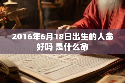 2016年6月18日出生的人命好吗 是什么命 2016年6月18日出生的人命好吗 是什么命