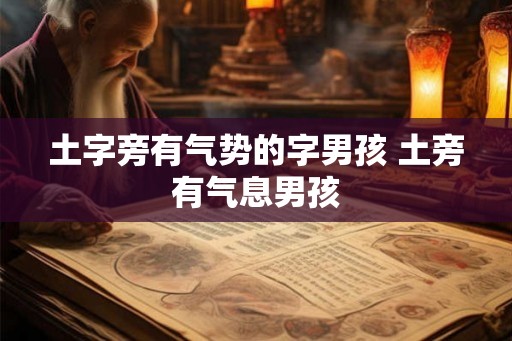 土字旁有气势的字男孩 土旁有气息男孩