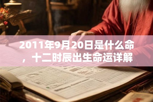 2011年9月20日是什么命,十二时辰出生命运详解 2011年9月20日是什么命,十二时辰出生命运详解