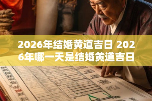 2026年结婚黄道吉日 2026年哪一天是结婚黄道吉日 2026年结婚黄道吉日 2026年哪一天是结婚黄道吉日
