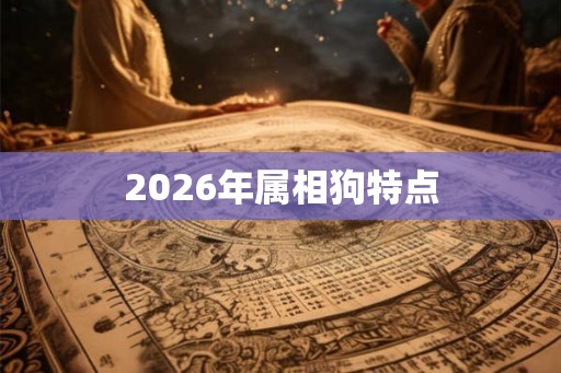 2026年属相狗特点