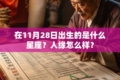 在11月28日出生的是什么星座？人缘怎么样？
