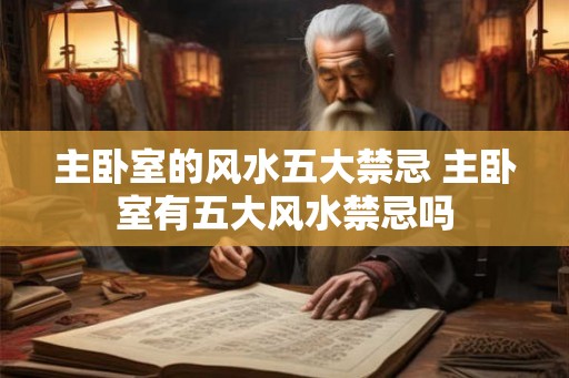 主卧室的风水五大禁忌 主卧室有五大风水禁忌吗