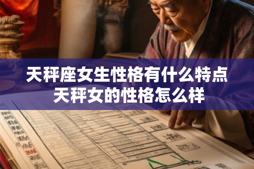 天秤座女生性格有什么特点 天秤女的性格怎么样