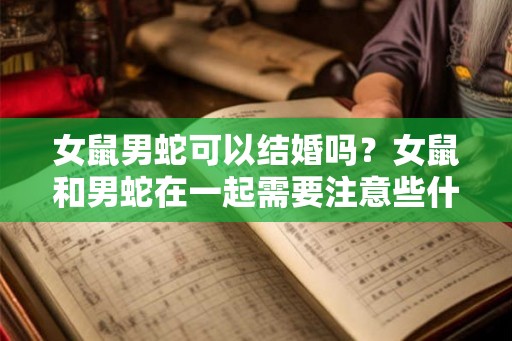 女鼠男蛇可以结婚吗？女鼠和男蛇在一起需要注意些什么？