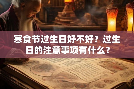 寒食节过生日好不好？过生日的注意事项有什么？