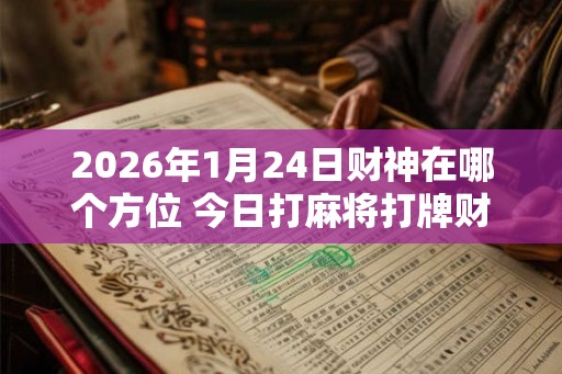 2026年1月24日财神在哪个方位 今日打麻将打牌财运方位