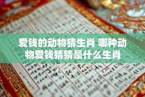 爱钱的动物猜生肖 哪种动物爱钱猜猜是什么生肖