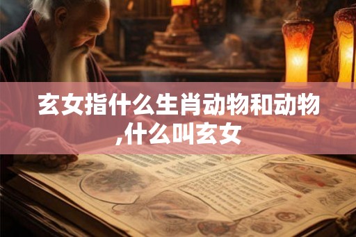 玄女指什么生肖动物和动物,什么叫玄女