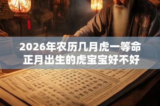 2026年农历几月虎一等命 正月出生的虎宝宝好不好