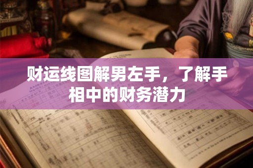 财运线图解男左手，了解手相中的财务潜力