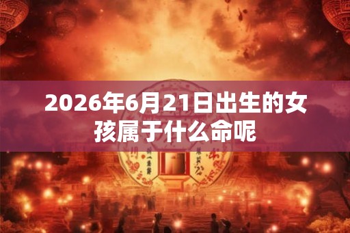 2026年6月21日出生的女孩属于什么命呢 2026年6月21日出生的女孩属于什么命呢