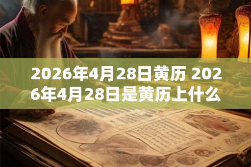 2026年4月28日黄历 2026年4月28日是黄历上什么样的日子