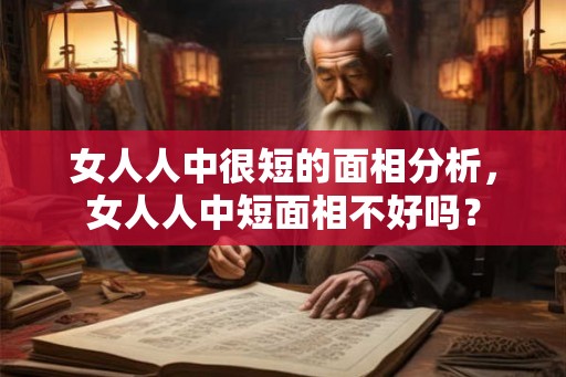 女人人中很短的面相分析，女人人中短面相不好吗？
