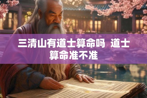 三清山有道士算命吗  道士算命准不准