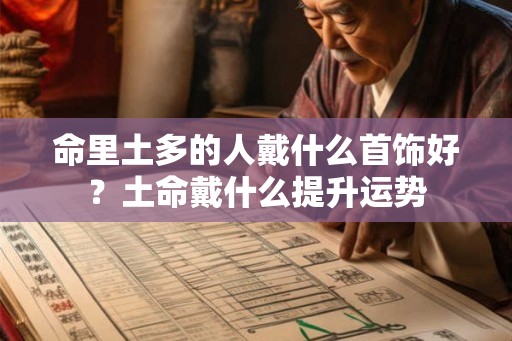 命里土多的人戴什么首饰好?土命戴什么提升运势 命里土多的人戴什么首饰好?土命戴什么提升运势
