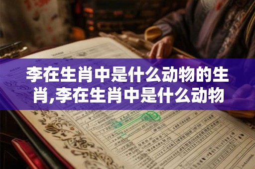 李在生肖中是什么动物的生肖,李在生肖中是什么动物的生肖呢 李在生肖中是什么动物的生肖,李在生肖中是什么动物的生肖呢