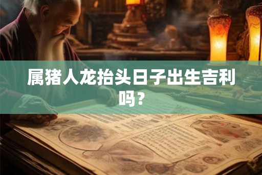 属猪人龙抬头日子出生吉利吗？