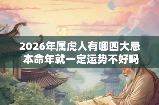 2026年属虎人有哪四大忌 本命年就一定运势不好吗 2026年属虎人有哪四大忌 本命年就一定运势不好吗