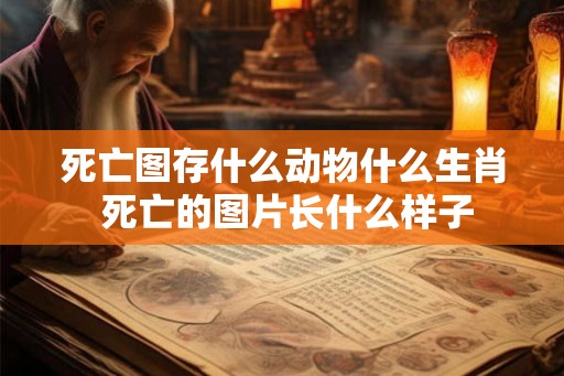 死亡图存什么动物什么生肖 死亡的图片长什么样子
