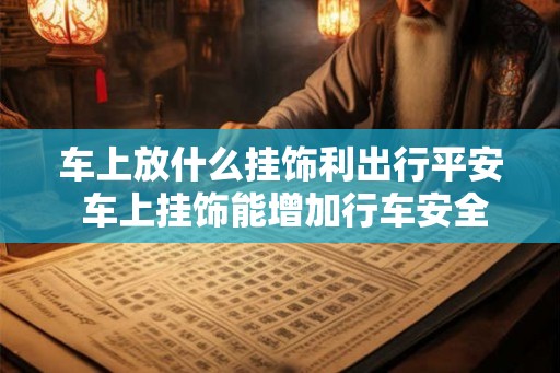 车上放什么挂饰利出行平安 车上挂饰能增加行车安全吗