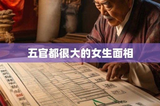五官都很大的女生面相