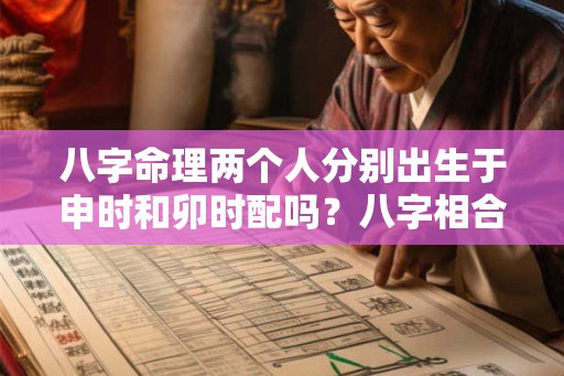 八字命理两个人分别出生于申时和卯时配吗？八字相合吗？