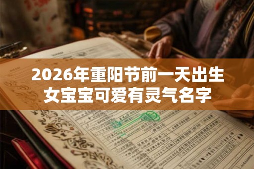2026年重阳节前一天出生女宝宝可爱有灵气名字