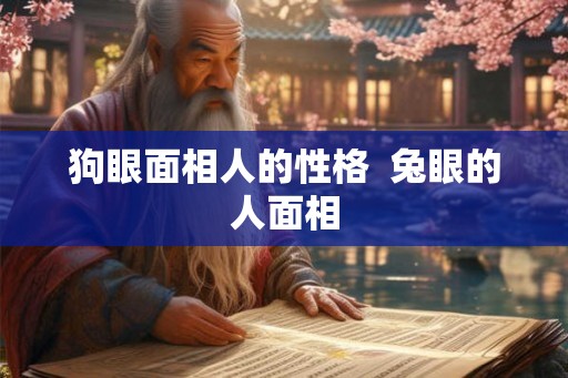 狗眼面相人的性格  兔眼的人面相