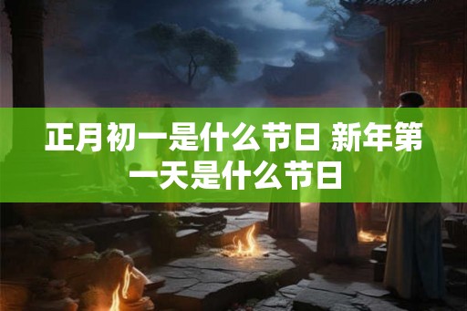 正月初一是什么节日 新年第一天是什么节日