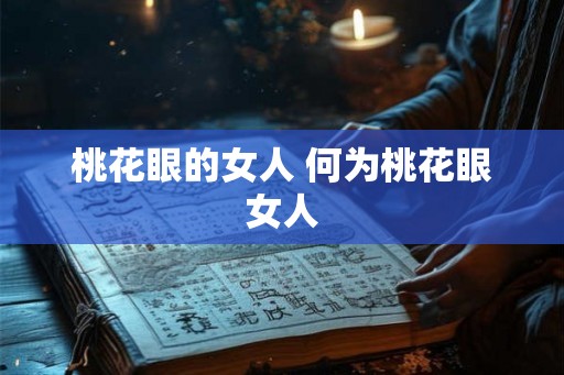 桃花眼的女人 何为桃花眼女人