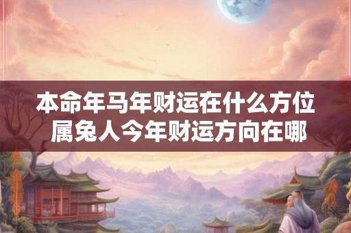 本命年马年财运在什么方位 属兔人今年财运方向在哪里 本命年马年财运在什么方位 属兔人今年财运方向在哪里
