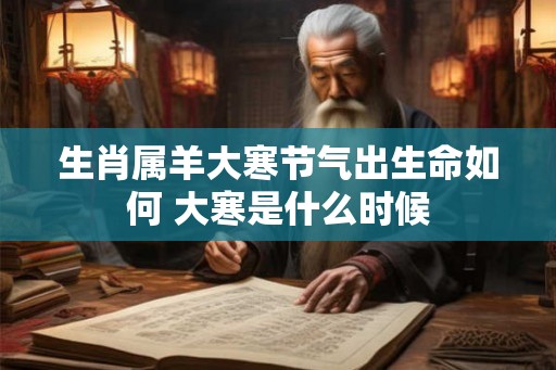 生肖属羊大寒节气出生命如何 大寒是什么时候