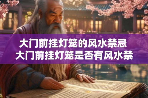 大门前挂灯笼的风水禁忌 大门前挂灯笼是否有风水禁忌