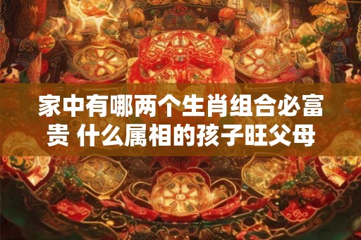 家中有哪两个生肖组合必富贵 什么属相的孩子旺父母