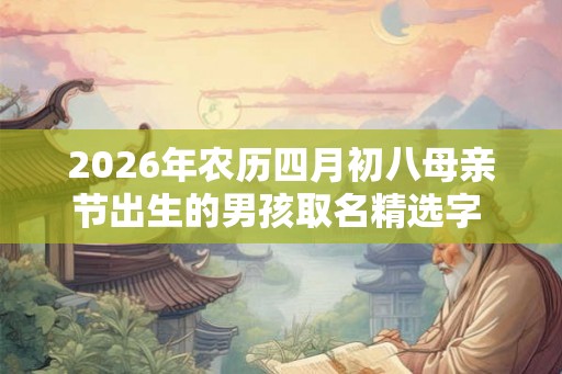 2026年农历四月初八母亲节出生的男孩取名精选字  男孩朝气蓬勃的名字