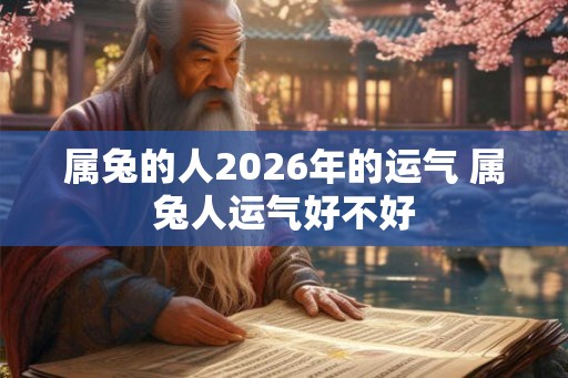 属兔的人2026年的运气 属兔人运气好不好