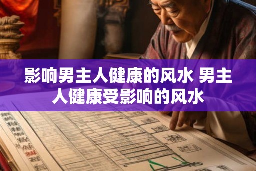影响男主人健康的风水 男主人健康受影响的风水
