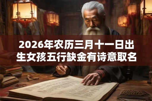 2026年农历三月十一日出生女孩五行缺金有诗意取名大全 2026年农历三月十一日出生女孩五行缺金有诗意取名大全