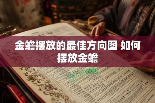 金蟾摆放的最佳方向图 如何摆放金蟾