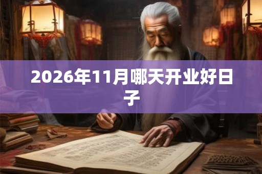 2026年11月哪天开业好日子