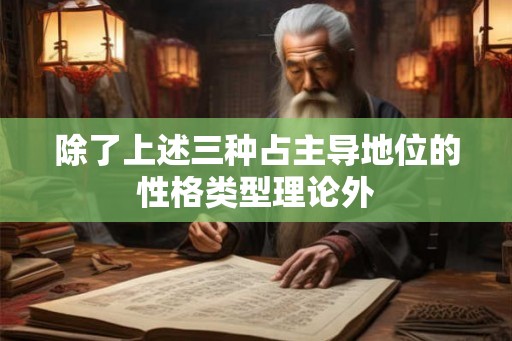 除了上述三种占主导地位的性格类型理论外
