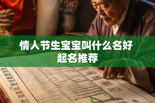 情人节生宝宝叫什么名好 起名推荐