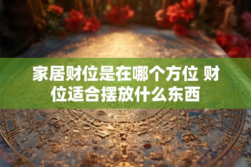 家居财位是在哪个方位 财位适合摆放什么东西